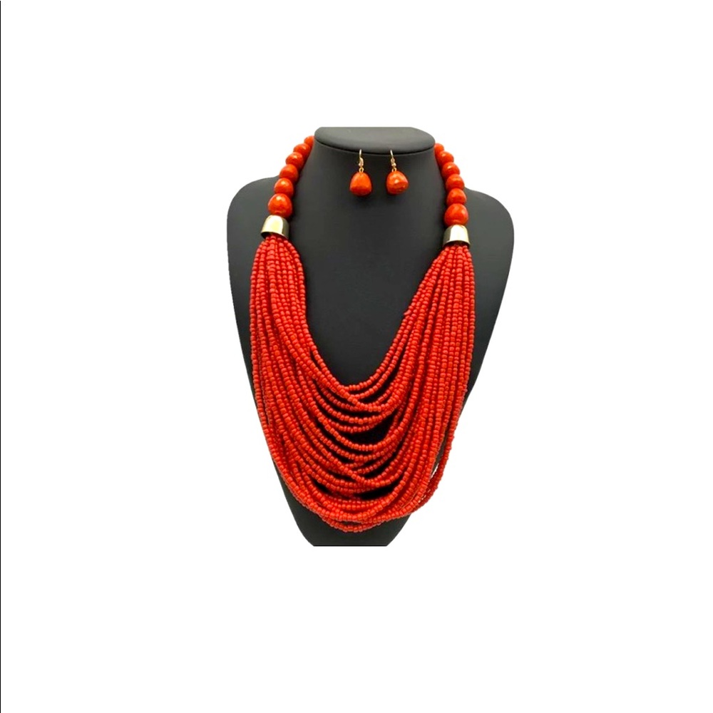 COPY - African Ethnic Beaded Handmade Earrings